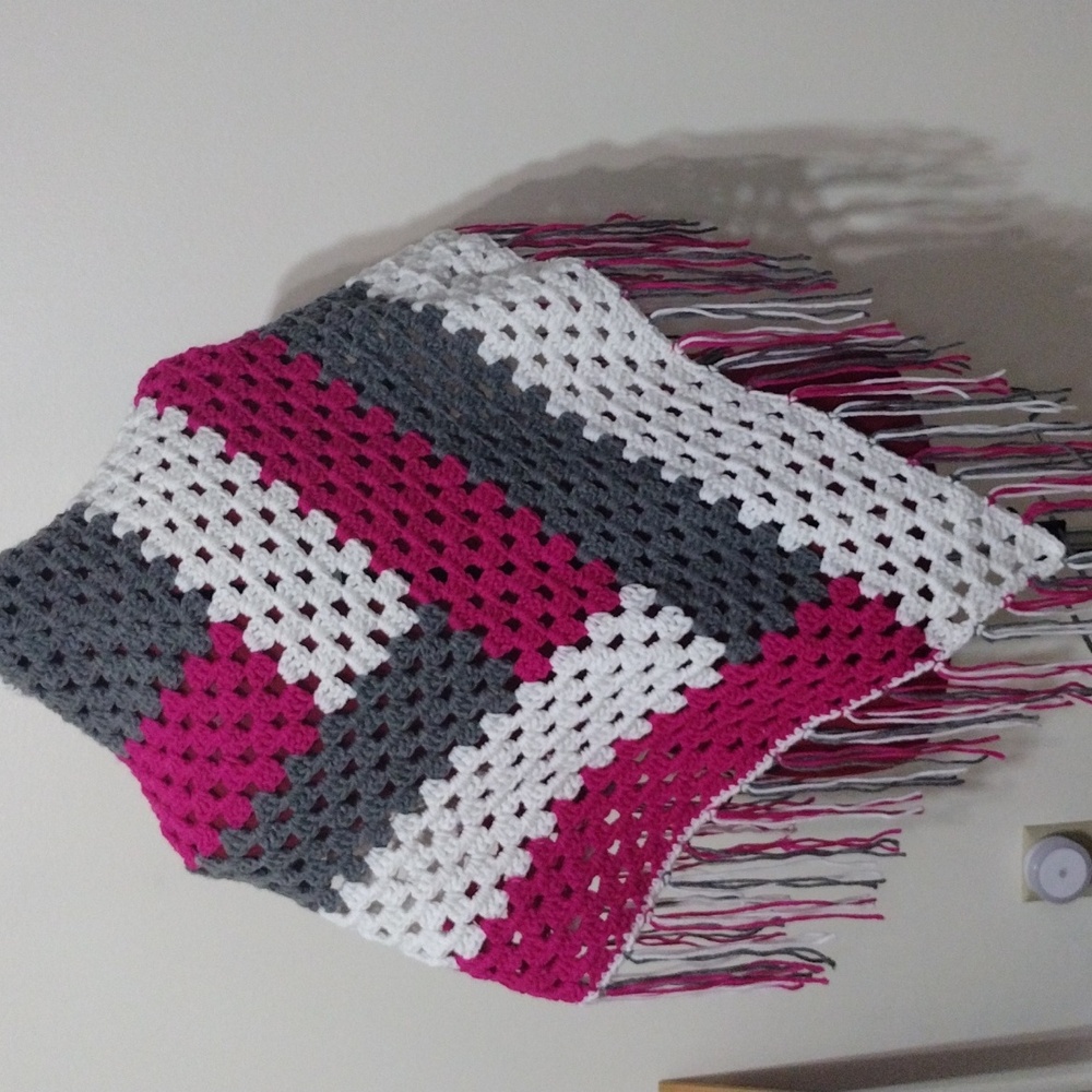 Handmade Crocheted  Shawl Wrap